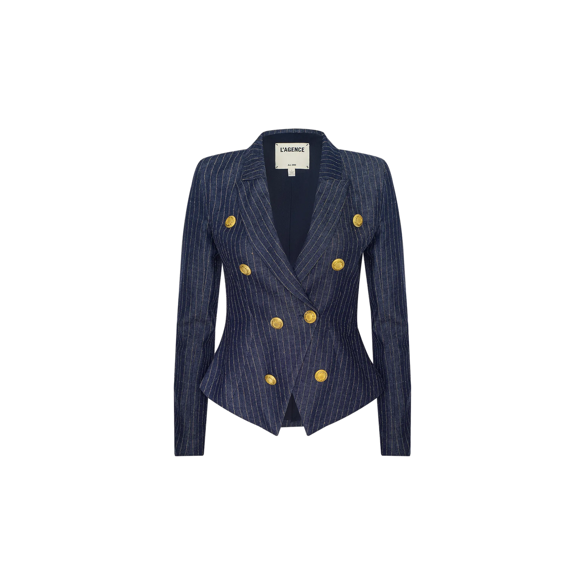 Dark Blue/Nutmeg Pinstripe