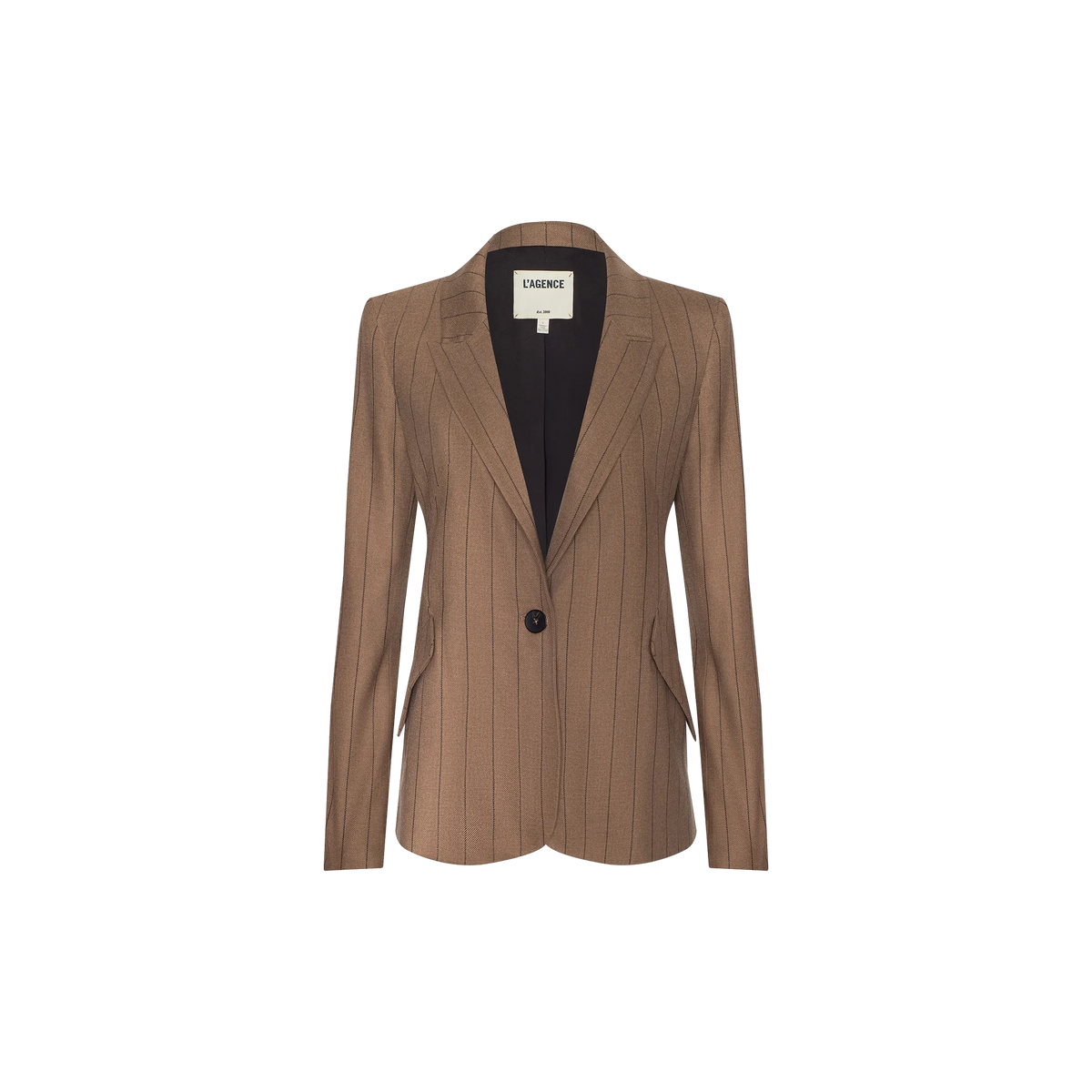 Mocha Tan/Brown Pinstripe