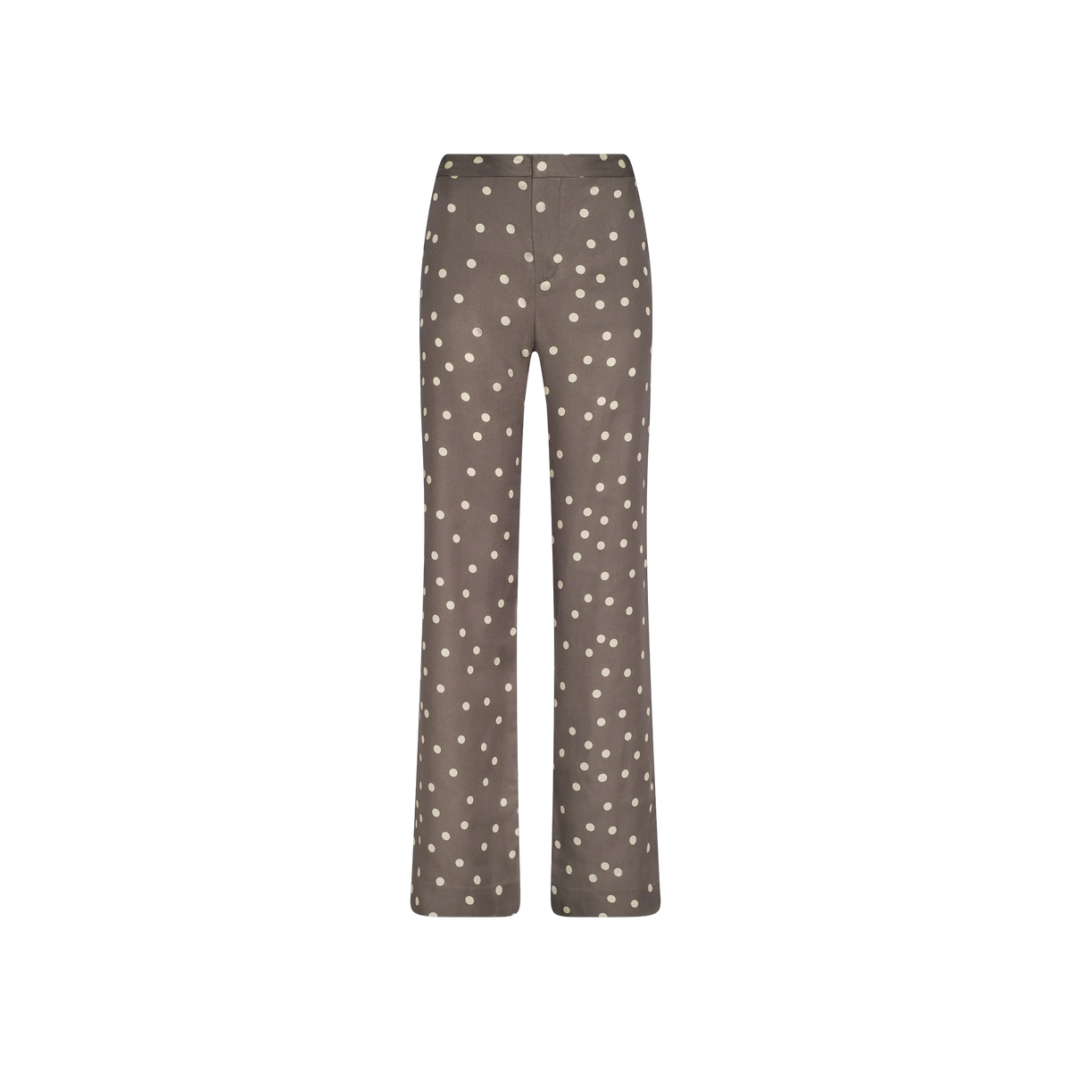 Cardamom/Ecru Polka Dot