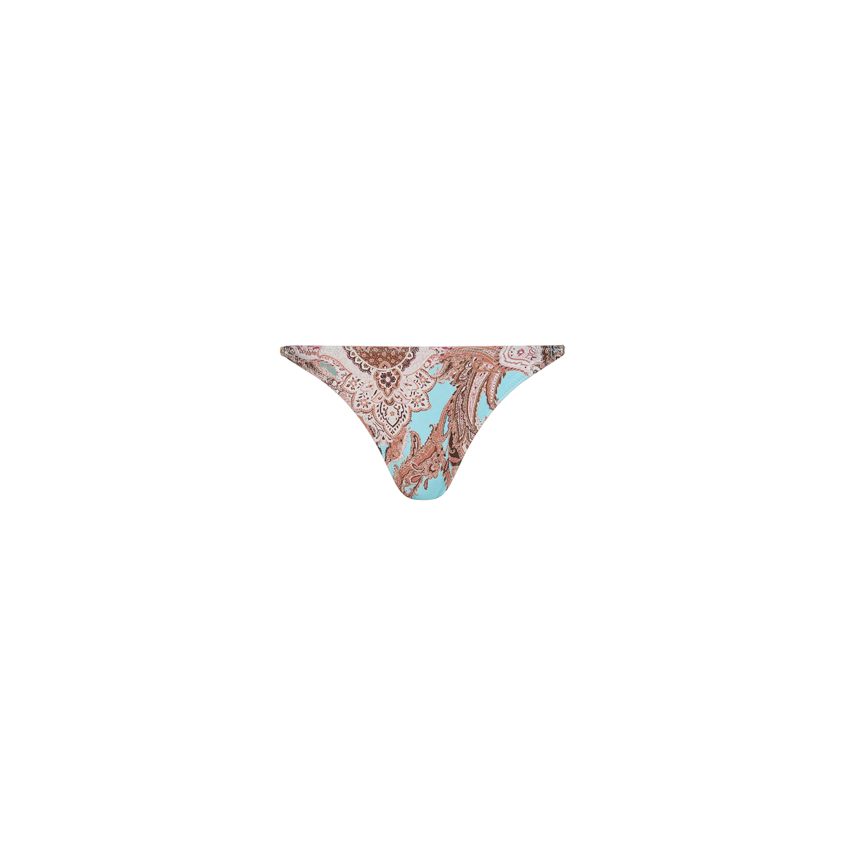 Brown/Ice Blue Paisley