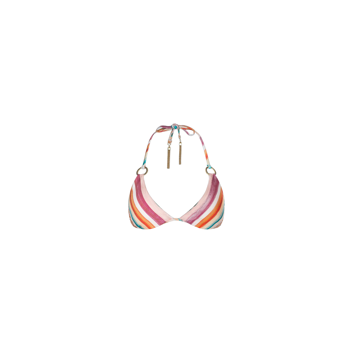 Multi Watercolor Stripe