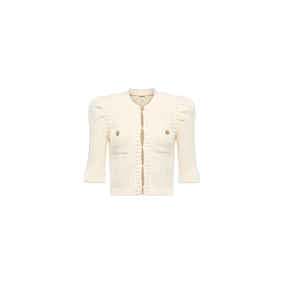 Vintage White/Gold Knot