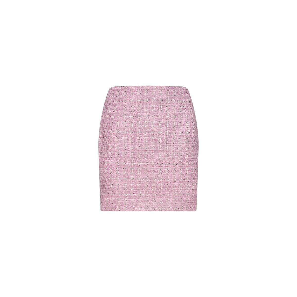 Peony/Silver Lurex Tweed
