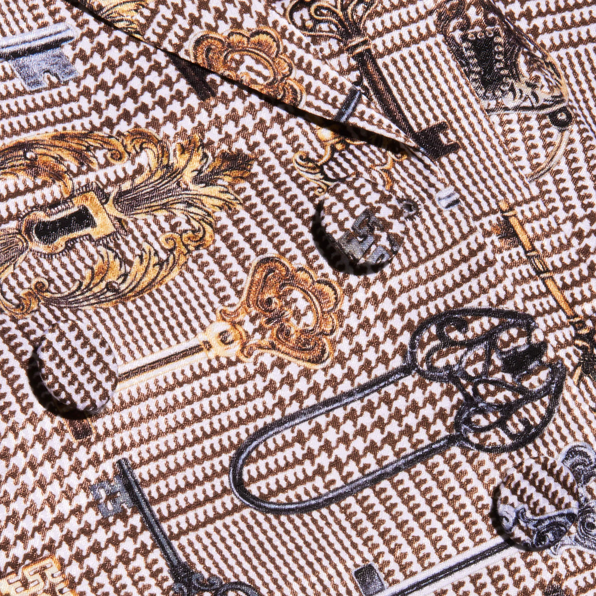 Brown Multi Houndstooth Key