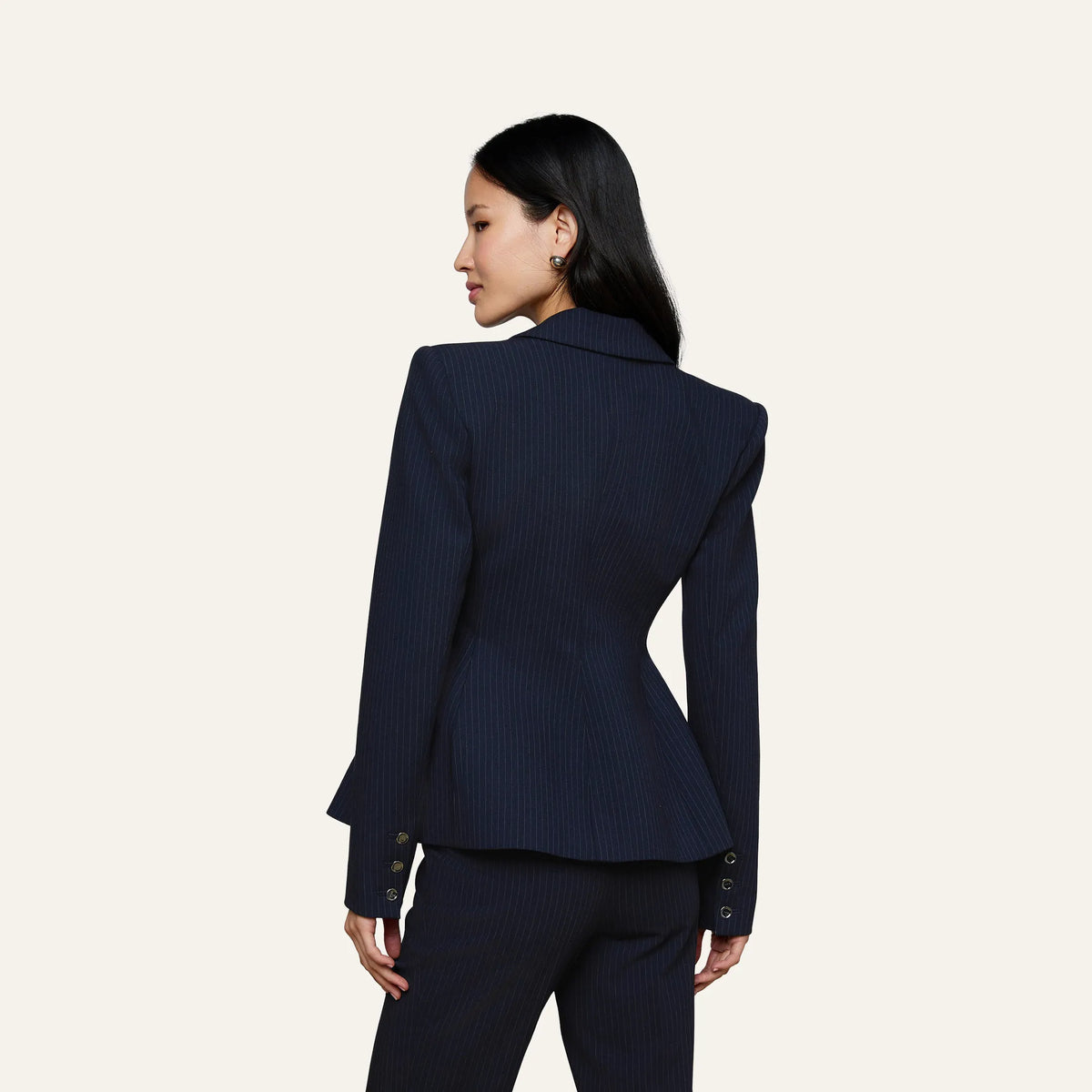 Midnight/Ivory Pinstripe