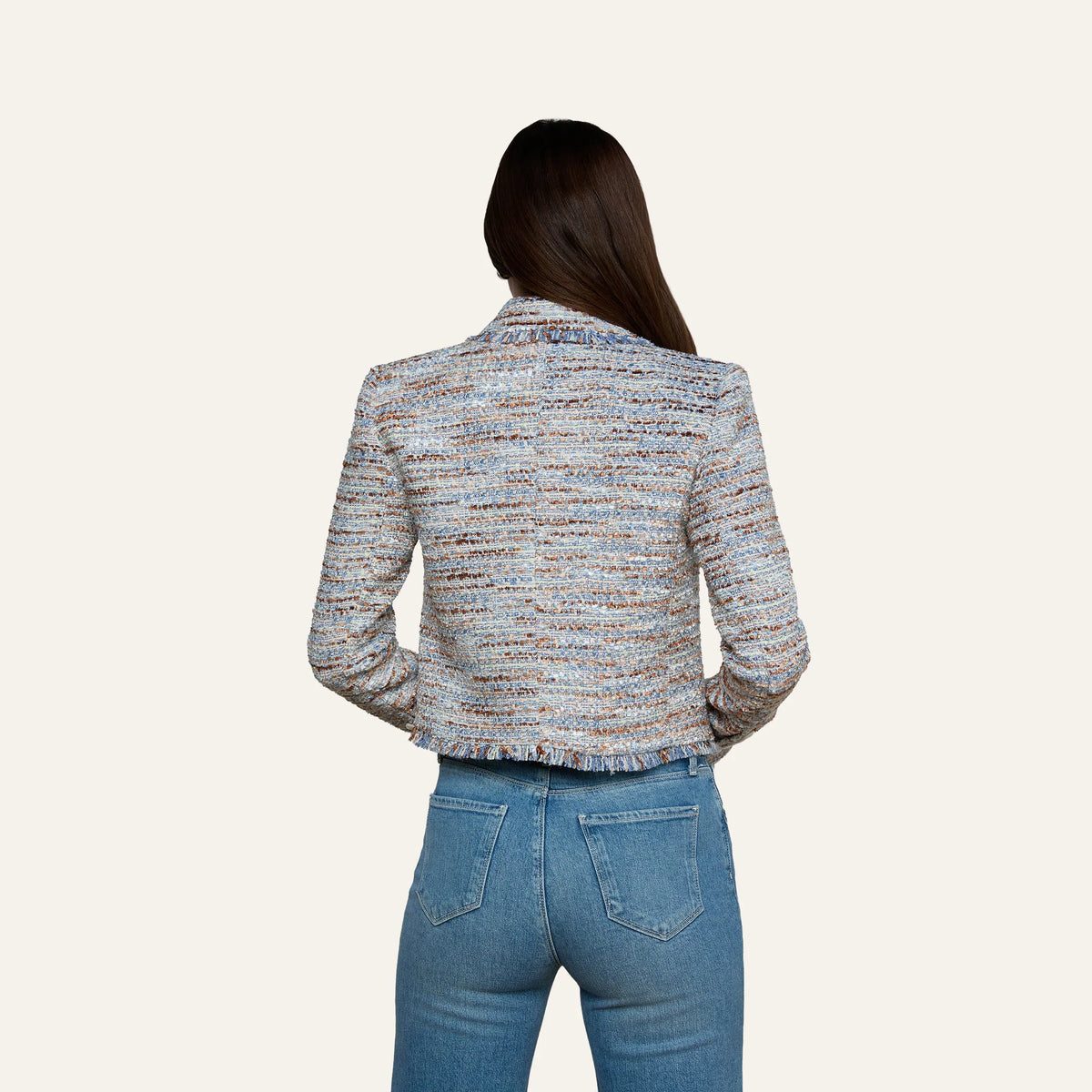 Blue/Beige Tweed