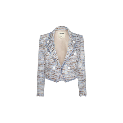 Blue/Beige Tweed