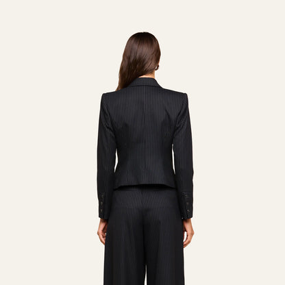 Black/Grey Pinstripe