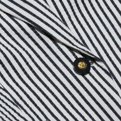 Ivory/Midnight Stripe
