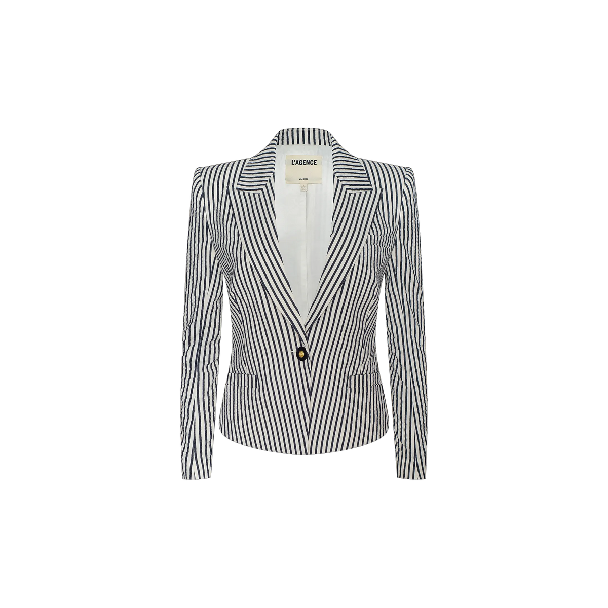 Ivory/Midnight Stripe