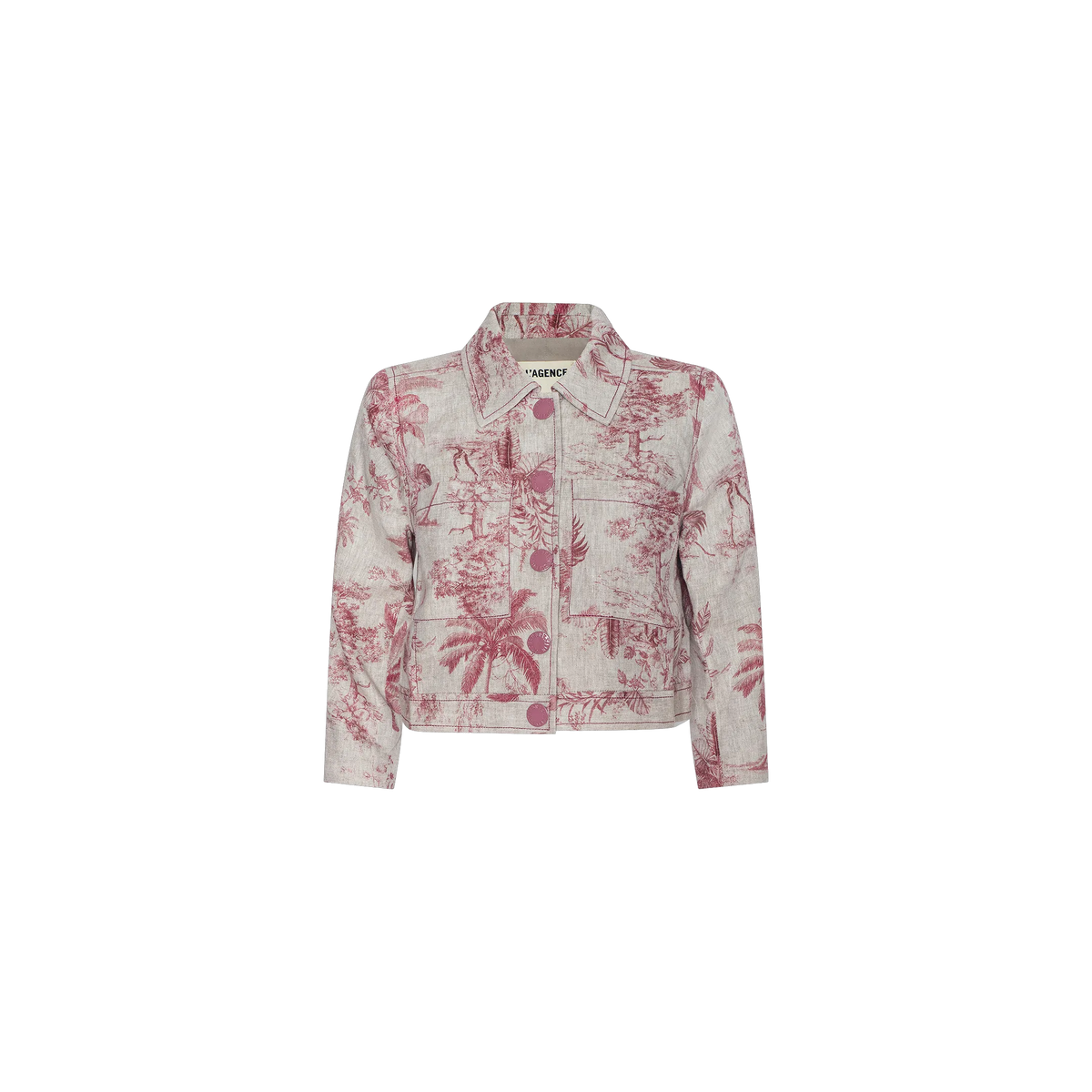 Tan Multi Textured Jungle Toile