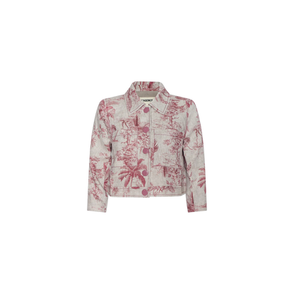 Tan Multi Textured Jungle Toile