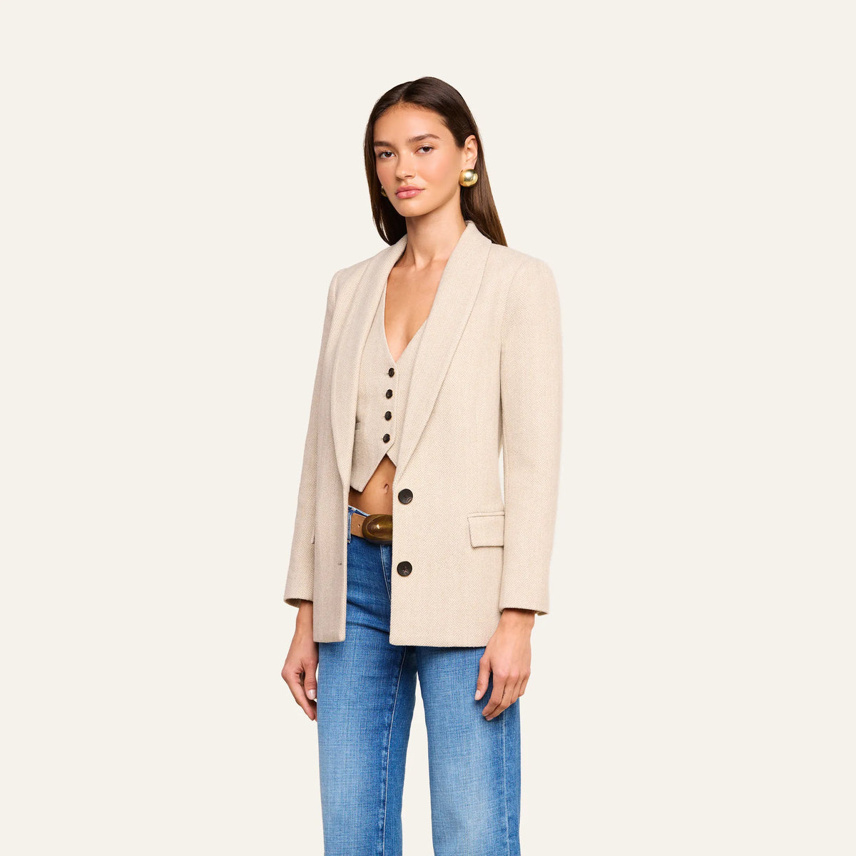 Cappuccino/Ivory Tweed
