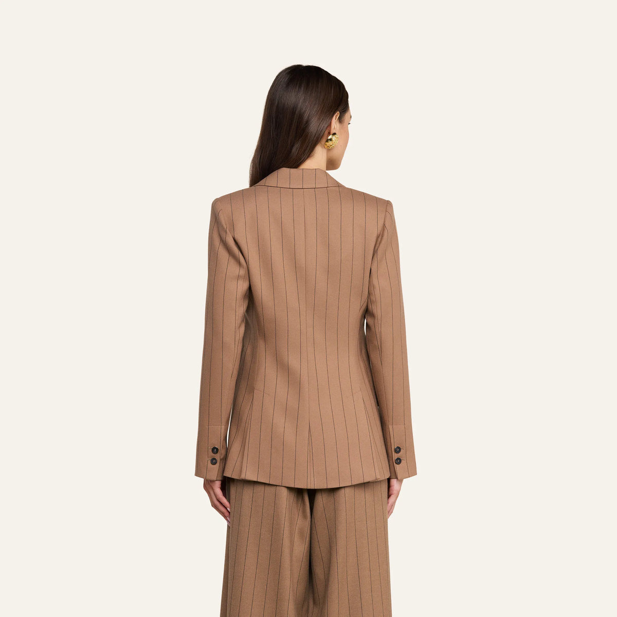 Mocha Tan/Brown Pinstripe