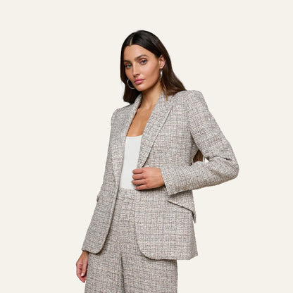 Dusty Blue Multi Tweed