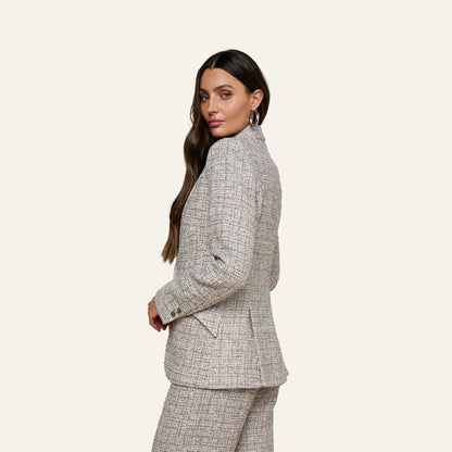 Dusty Blue Multi Tweed