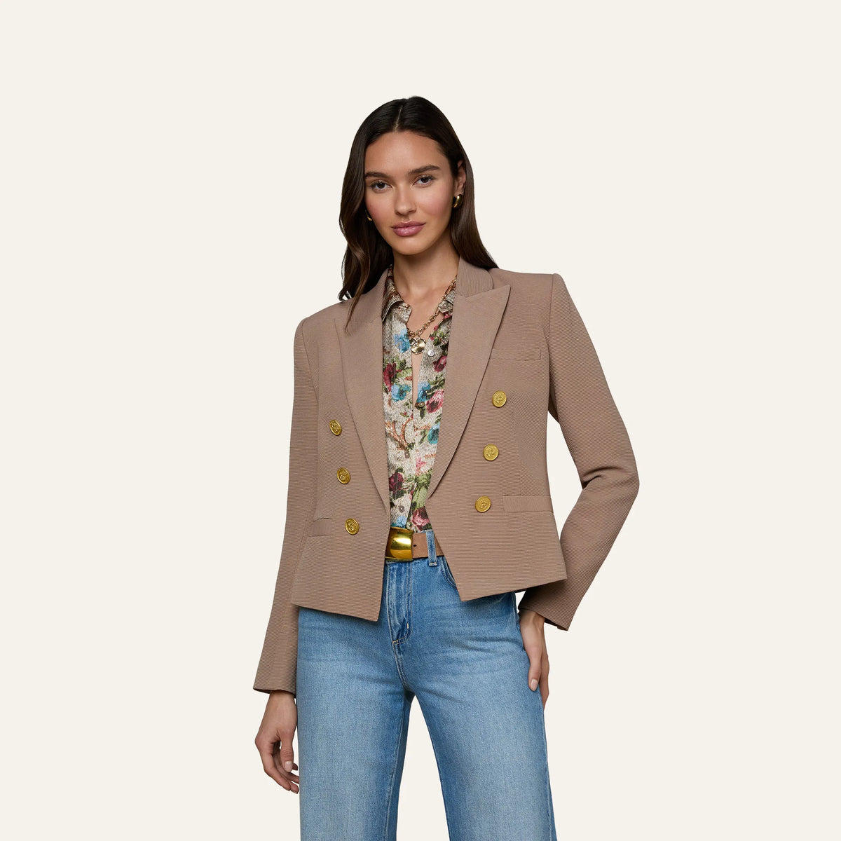 Portabella/Multi Floral Tapestry