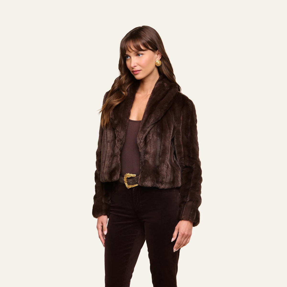 Dark Java Striped Fur