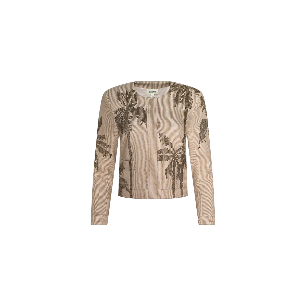Biscuit/Antique Gold Palm Tree
