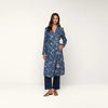Navy Floral Print