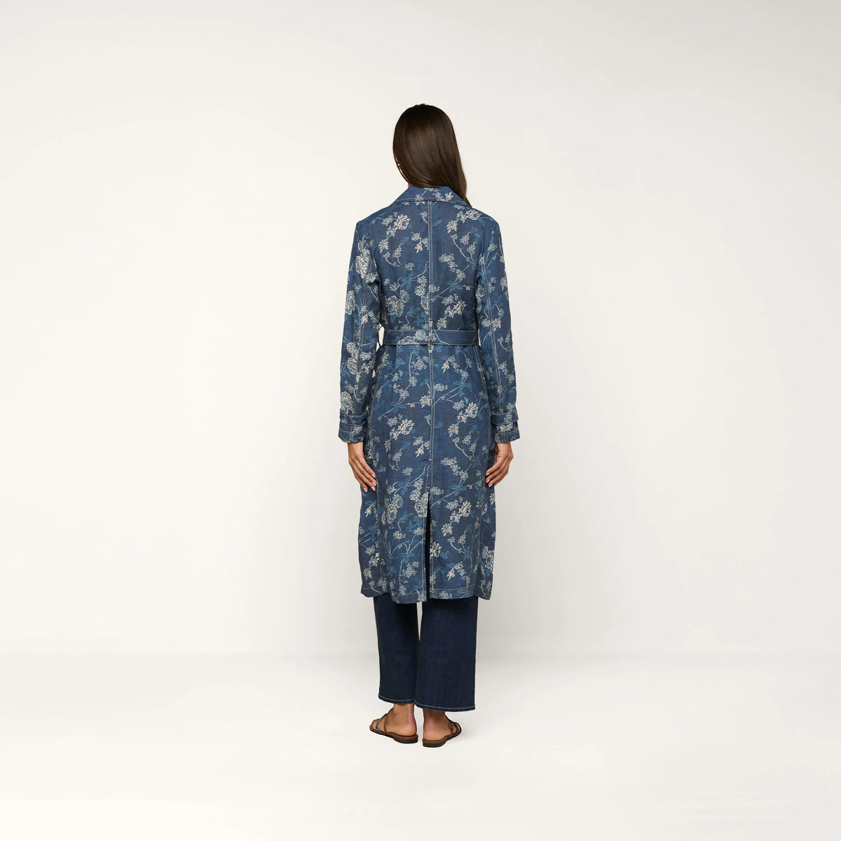 Navy Floral Print