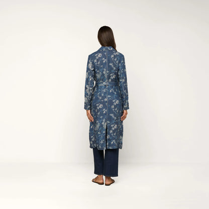 Navy Floral Print