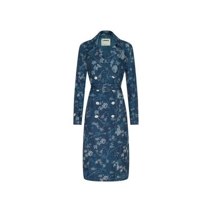 Navy Floral Print