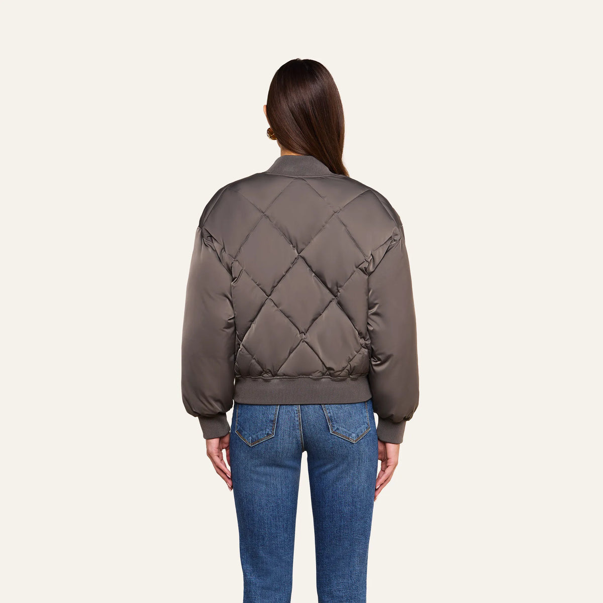 Grey Olive/Charcoal Herringbone