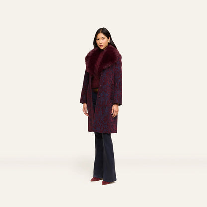 Deep Sangria/Midnight Jacquard