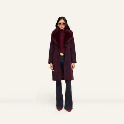 Deep Sangria/Midnight Jacquard