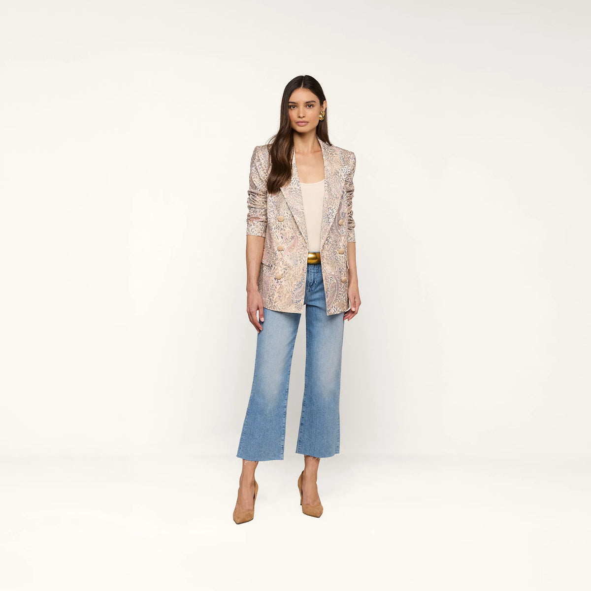 Tan/Mauve Valencia Leopard