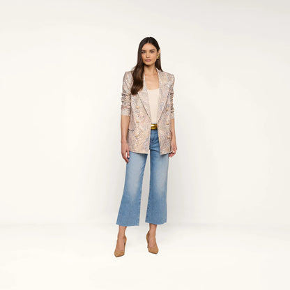 Tan/Mauve Valencia Leopard