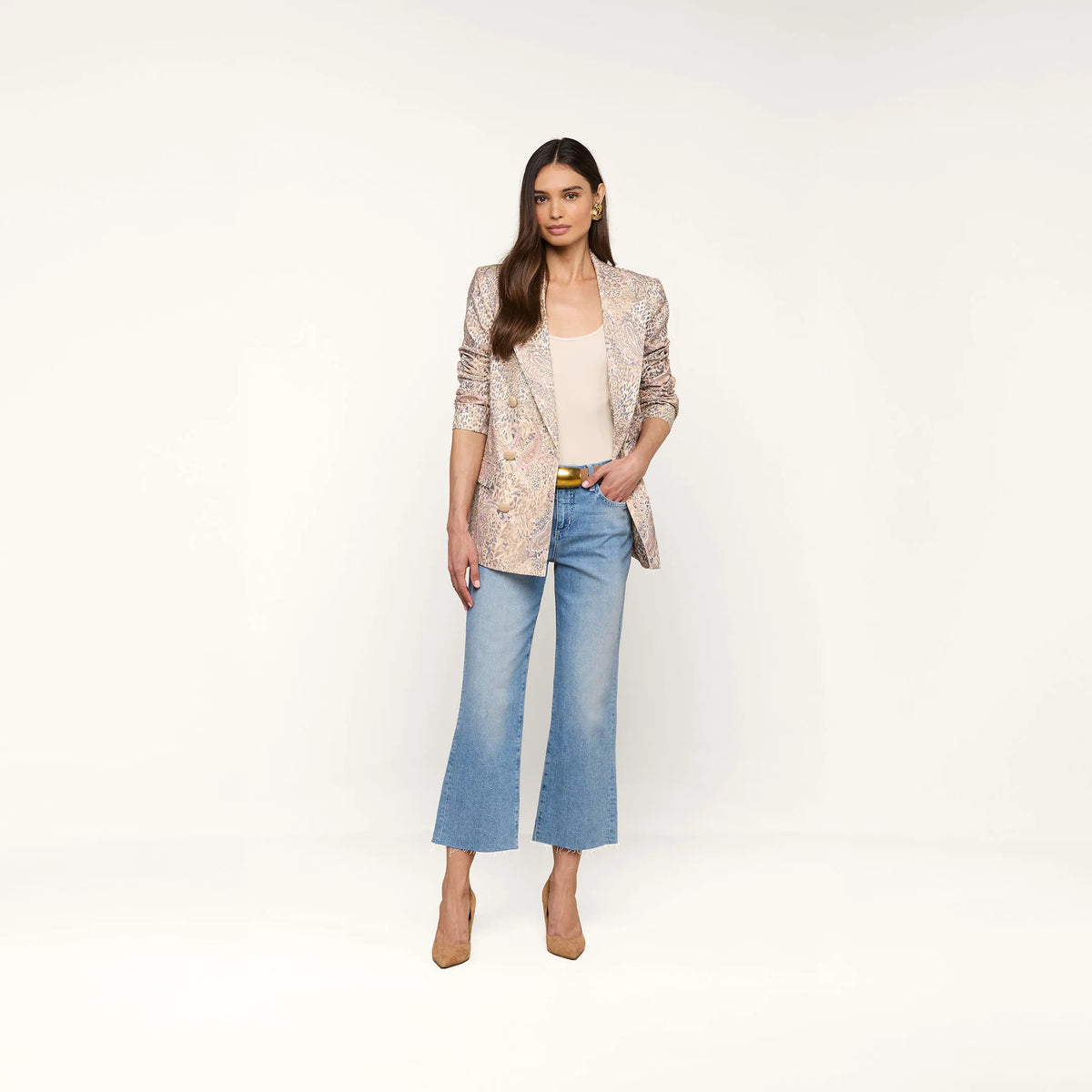 Tan/Mauve Valencia Leopard