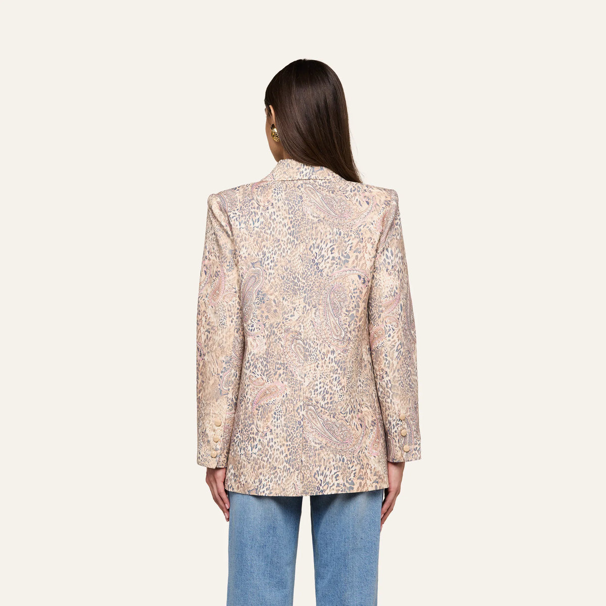 Tan/Mauve Valencia Leopard
