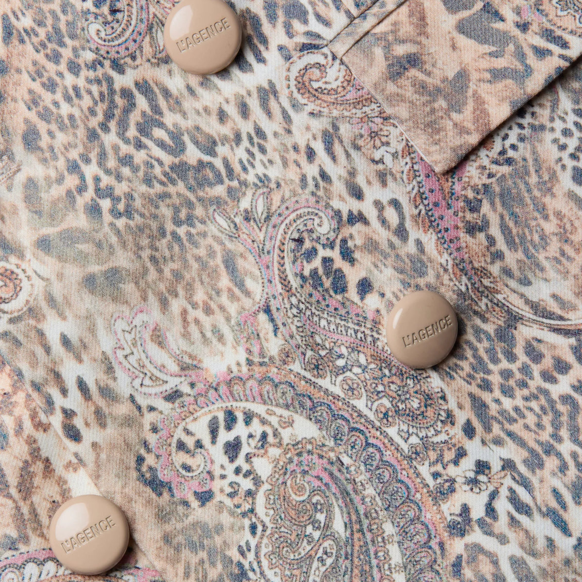 Tan/Mauve Valencia Leopard