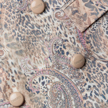Tan/Mauve Valencia Leopard