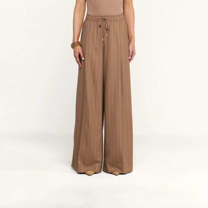 Mocha Tan/Brown Pinstripe