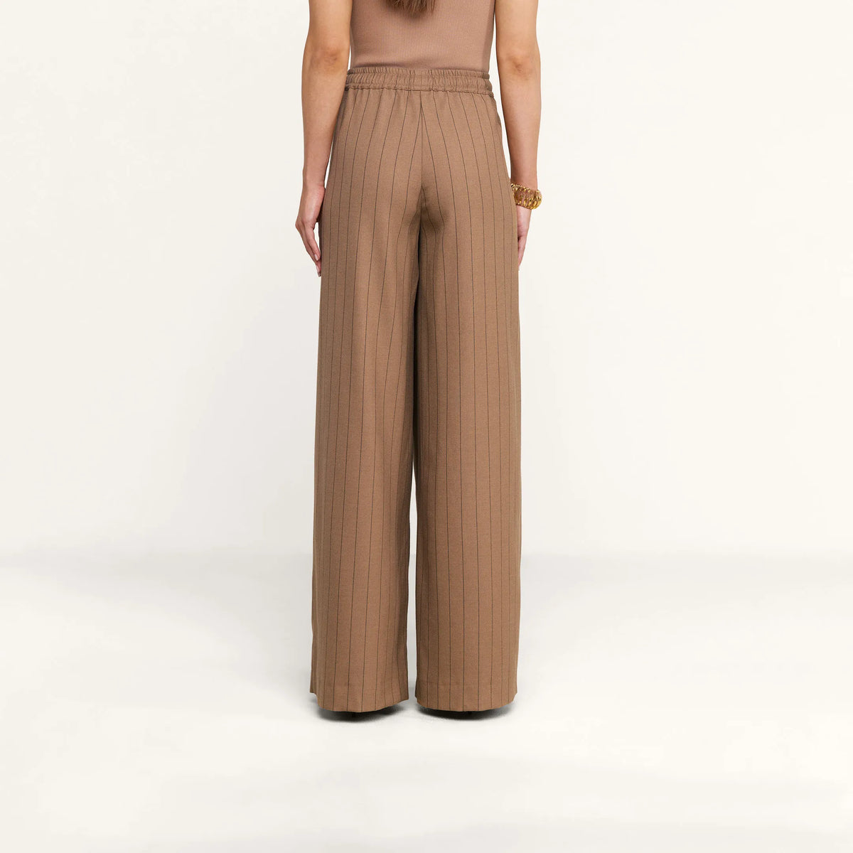 Mocha Tan/Brown Pinstripe