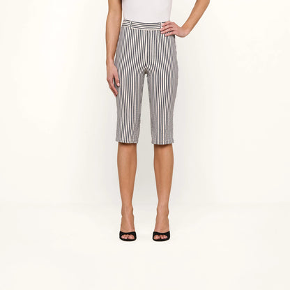 Ivory/Midnight Stripe