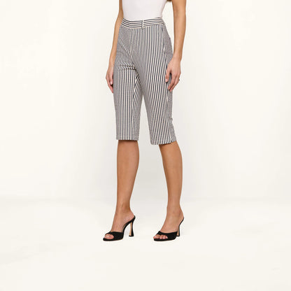 Ivory/Midnight Stripe