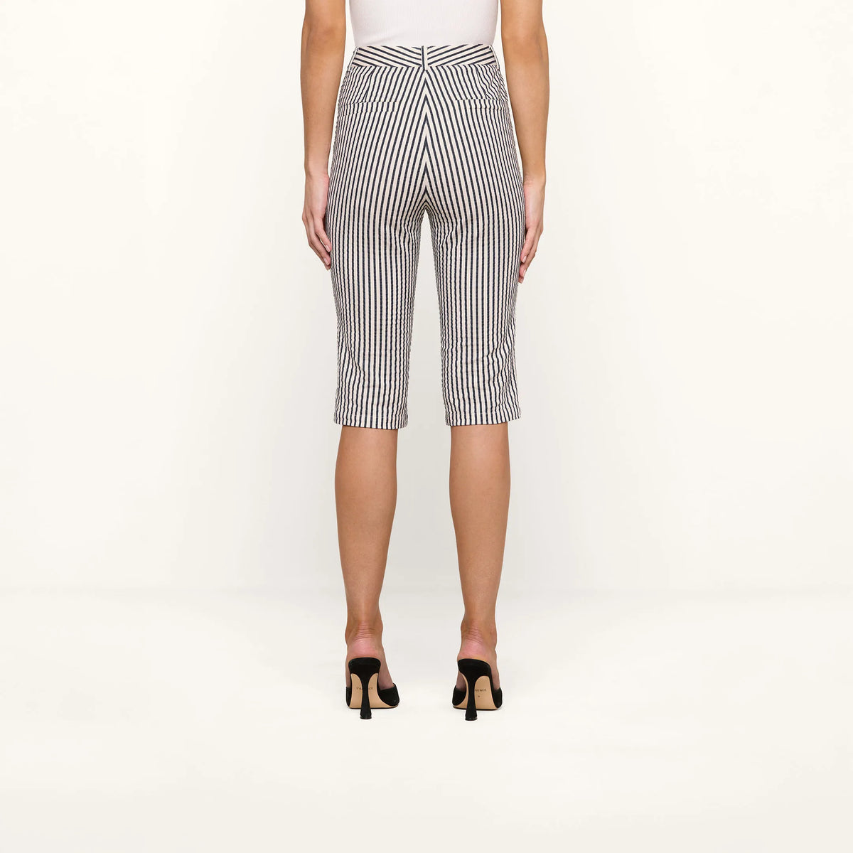 Ivory/Midnight Stripe