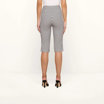 Ivory/Midnight Stripe