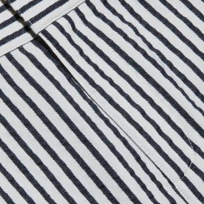Ivory/Midnight Stripe