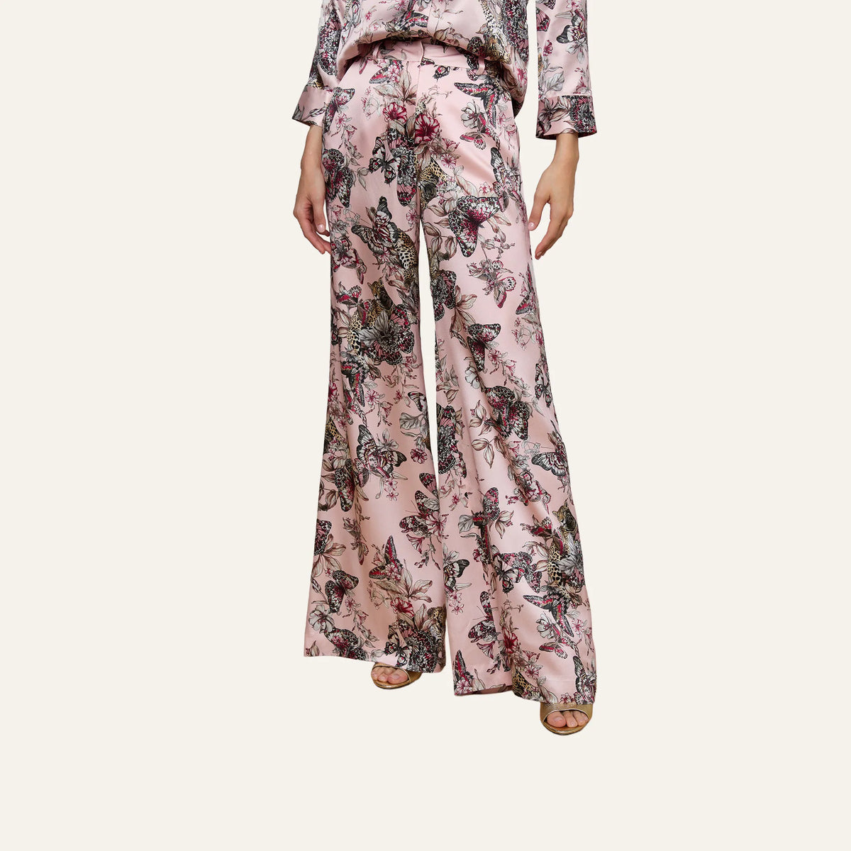 Light Nectar Pink Small Multi Butterfly Jungle