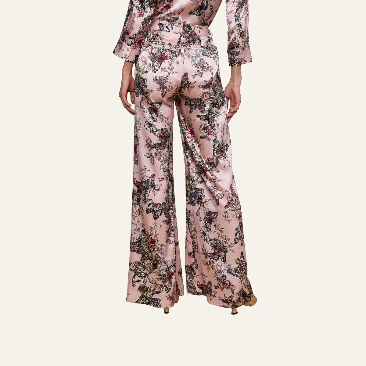 Light Nectar Pink Small Multi Butterfly Jungle