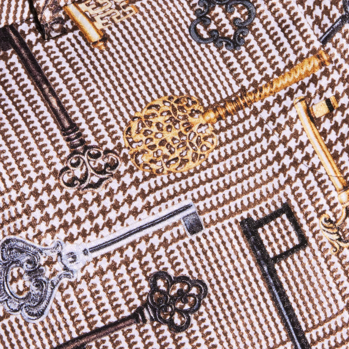 Brown Multi Houndstooth Key