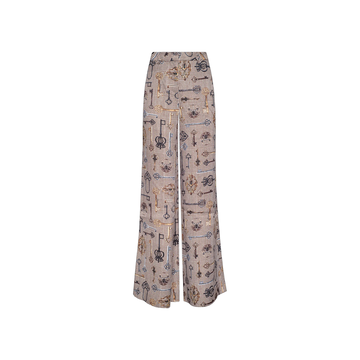 Brown Multi Houndstooth Key