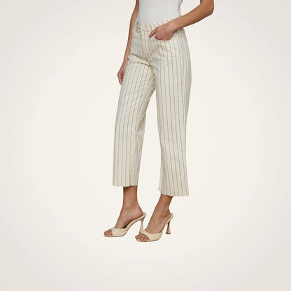 Ecru/Navy Stripe
