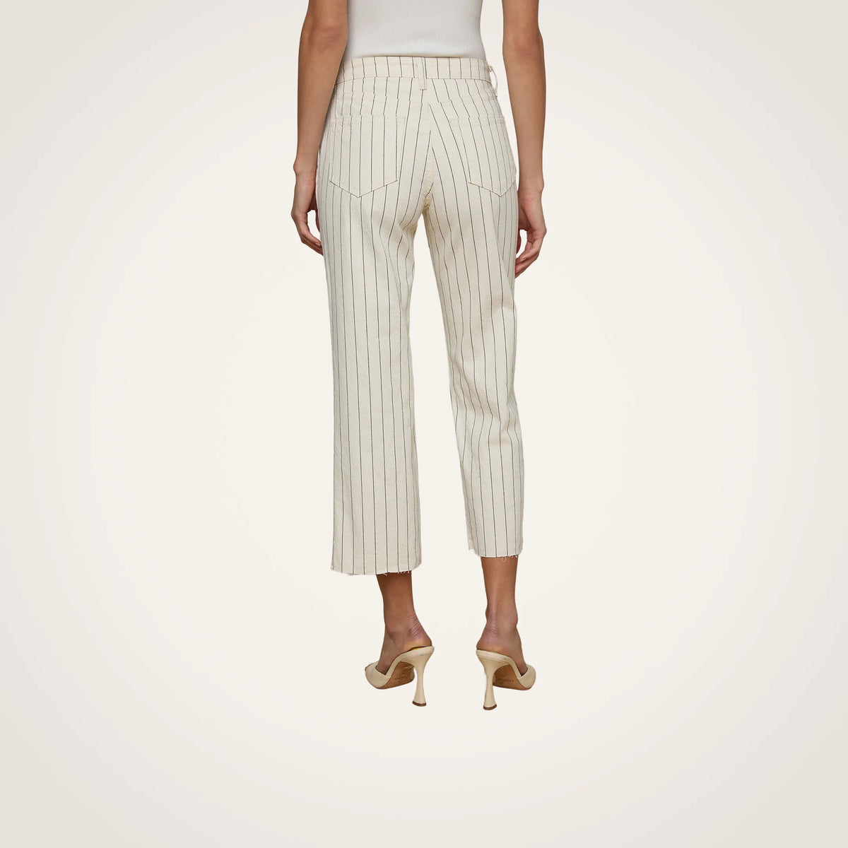 Ecru/Navy Stripe