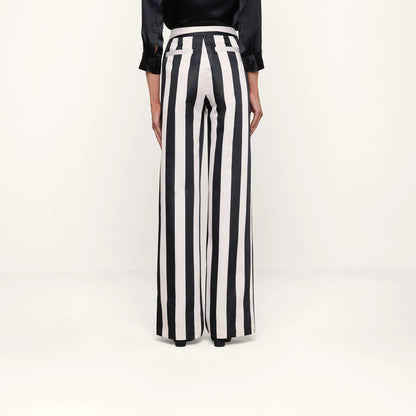 Vintage White/Black Large Stripe